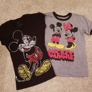 Two Mickey Tee shirts